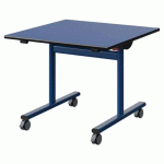 TABLE MALIBU RAB 80X80 T4 DL ST ANTIB BLEU U525/NO BLEU 5005
