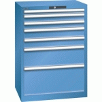 ARMOIRE BLEU CAP. 717X572X1000 AVEC 7 TIR. 75KG _ 78.580.040 - LISTA