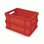 BAC GERBABLE NORME EUROPE ROUGE RAJA 400X300X240 MM