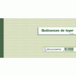 CARNET À SOUCHE QUITTANCES DE LOYER 13,5 X 18,5 CM - 50 FEUILLETS - FORMAT HORIZONTAL