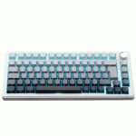 CLAVIER THE G-LAB TRIPLE MODE MÉCANIQUE GAMING SANS FIL AZERTY KEYZ ELITE 300 DÉGRADÉ BLANC