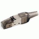 CONNECTEUR DE TERRAIN RJ45 SANS OUTIL CAT6A BLINDÉ 360° IDCORIG6AFS GENESIA
