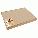 LOT DE 5 - BARQUETTE DE 100 SETS DE TABLE SPUNDBOND, UNIS - FORMAT 30X40CM - GRÈGE