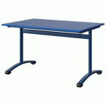 TABLE MALIBU 120X80 T5 DL STRA ABS BLEU U525/BLEU 5005