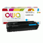 TONER REMANUFACTURÉ OWA - STANDARD - CYAN - POUR CANON 045C