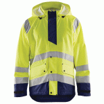 VESTE DE PLUIE HAUTE VISIBILITÉ NIVEAU 1 TAILLE S - MANUTAN COLLECTIVITÉS