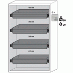 ARMOIRE SÉCURITÉ S-PHOENIX-90 S90.196.120.FDAS GRIS CLAIR - ASECOS