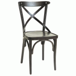 CHAISE PISE STRUC HÊTRE MASSIF - ASSISE/DOSSIER BOIS WENGÉ - STAMP