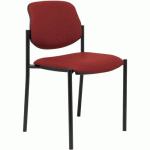 CHAISE VILLALGORDO EN SIMILICUIR - BORDEAUX - PIQUERAS Y CRESPO