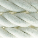 CORDE 2XL, CÂBLE ÉLECTRIQUE 3X0,75. REVÊTEMENT EN COTON BRUT. DIAMÈTRE 24MM.