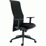 FAUTEUIL KIM TECHNIC CONTACT PERMANENT ACC.REGLA 0259 NOIR - MANUTAN COLLECTIVITES