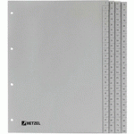 INTERCALAIRES NUMÉRIQUES EN PLASTIQUE 1-100 A4