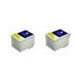 LOT DE 2 CARTOUCHES COMPATIBLE EPSON T018 COULEUR