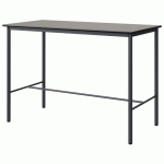 MANGE-DEB MALIBU 160X80 4P ST ANTIB GRIS U727/NOIR GRIS 7016