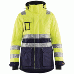 PARKA HIVER HAUTE VISIBILITÉ FEMME TAILLE M - MANUTAN COLLECTIVITÉS