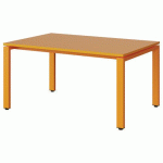 TABLE MALIBU 120X80 T3 SOUDÉ STR ABS ORANGE U340/ORANGE 1028