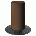 BORNE RÉTRACTABLE BARCELONE Ø 27 CM - MARRON 8017 - PROCITY
