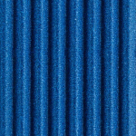 CARTON ONDULÉ, PAQUET DE 10 FEUILLES MOYENNE CANNELURE 300G/M2 AU FORMAT 50X70CM - BLEU FRANCE