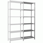COMBI-PLUS - KIT SUIVANT 6 NIVEAUX - GRILLAGÉ - 2500X1010X800MM - MANORGA