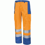 PANTALON FLUO BASE XP 9B81 - ORANGE FLUO / BUGATTI - 1 - CEPOVETT SAFETY