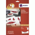 CHEVALET PORTE-NOM AVERY PAPIER 60 X 210 MM - BOÎTE DE 20