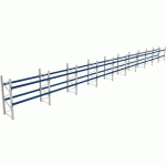 RACK 1 DÉPART + 9 SUIVANTS LXLXH 2700X28400X2500 800KG 2 NIV - BITO
