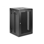 STARTECH.COM ARMOIRE RÉSEAU MURALE À 4 MONTANTS 18U AVEC ÉTAGÈRE 1U, ARMOIRE SERVEUR MURALE 19" À CHARNIÈRES POUR ÉQUIPEMENT IT/AV/ÉLECTRONIQUE/ORDINATEUR, ARMOIRE RACK VENTILÉE FLEXIBLE