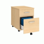 CAISSON MOBILE BOIS 2 TIROIRS HÊTRE BRUNEAU EXCELLENS/ARKO