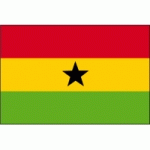 DRAPEAU GHANA : DIMENSIONS - 40 X 60 CM