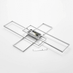 LINDBY PLAFONNIER LED TETSON, COULEUR NICKEL, INTENSITÉ VARIABLE