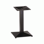 PIED DE TABLE CARRÉ GUYANE NOIR H.73 CM