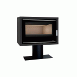 POÊLE À BOIS 9 KW - AVEC SUPPORT PIED ROND - SL-795-S-BASE PORTIMAO TERMOFOC