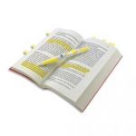 POST-IT STYLO SURLIGNEUR JAUNE AVEC INDEX, POINTE LARGE BP300