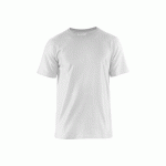 T-SHIRT DE TRAVAIL RESPIRANT 100% COTON UNI 3525 - BLANC - 5XL BLAKLADER