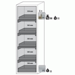 ARMOIRE SÉCURITÉ S-CLASSIC-90 S90.196.060.WDAS GRIS CLAIR