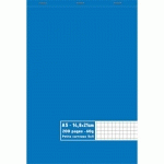 BLOC 1ER PRIX - AGRAFE EN TETE - 60 G - A5 14,8 X 21 CM - 5X5 - 200 PAGES