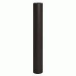 BORNE ANTI-BÉLIER Ø 16 CM COUVERCLE INOX ZINC NOIR 9005 - PROCITY