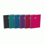 CAHIER SMART SPIRALE 230X297 160P LIGNÉ ASSORTI INSTENSE