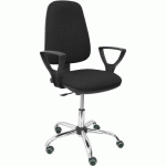 CHAISE DE BUREAU SIERRA CP ACCOUDOIRS FIXES - NOIR