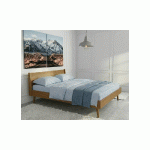 LIT LARGUE  NOISETTE 140X190 CM