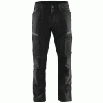 PANTALON DE TRAVAIL SERVICES STRETCH NOIR/GRIS FONCÉ TAILLE 56C - BLAKLADER