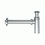 SIPHON DROIT DESIGN 35 CM EN LAITON POUR LAVABO CHROME - CRISTINA ONDYNA MS3451