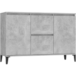 VIDAXL - BUFFET GRIS BÉTON 104X35X70 CM AGGLOMÉRÉ