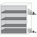 ARMOIRE SÉCURITÉ S-PEGASUS-90 S90.129.120.WDAC GRIS CLAIR - ASECOS