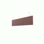 BAFFLE DE PLAFOND ACOUSTIQUE CAMILLE FLEXMUTE EN PET 12 MM H 30 X L 140 CM - TERRE BATTUE