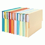 CHEMISE POCHETTE À SOUFFLET CARTE OXFORD 24 X 32 CM JAUNE VIF - PAQUET DE 50