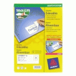 ETIQUETTE ENLEVABLE JET D