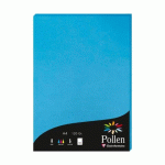 LOT DE 2 - ETUI DE 50 FEUILLES POLLEN 210X297MM 120G/M2 - BLEU TURQUOISE