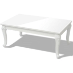 TABLE BASSE 100 X 60 X 42 CM LAQU�E BLANC - VIDAXL