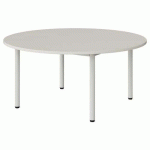 TABLE MALIBU Ø 120 T2 4P STRA ABS BLC SEL W911/BLC 9016
